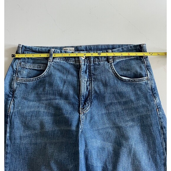 PILCRO By Anthropologie The Mid-Rise Adi Flare Jeans Women's Size 32 Raw Hem - Picture 7 of 7